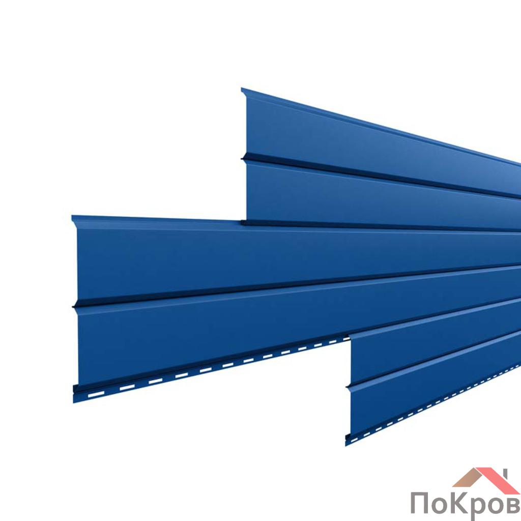 Сайдинг Lбрус-15х240 (ПРМ-03-5005-0.5) насыщенный синий